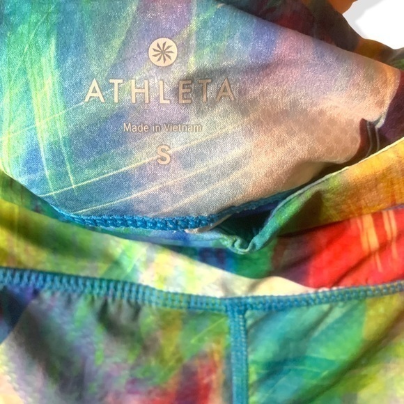 Athleta Tropea Dobby Be Knicker Women's Crop #228625 Pockets SMALL - Picture 8 of 8